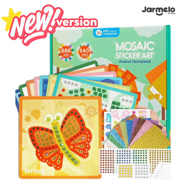 mosaic stickers - animals homeland