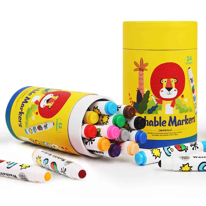 Joan Miro Round Penpoint ปากกาเมจิกปลอดสารพิษหัวมน สำหรับเด็กเล็ก