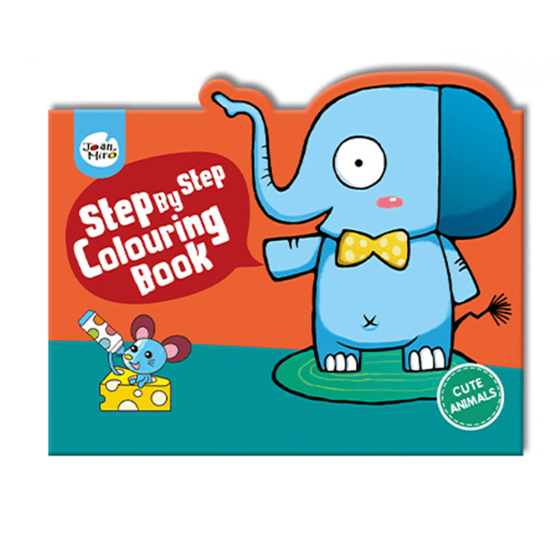 Step by step coloring book -สมุดภาพระบายสี