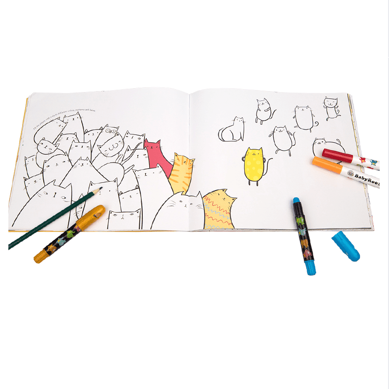 Doodling for boys and girlหนังสือสอนวาดภาพ(เด็กผู้ชายและผู้หญิง)
