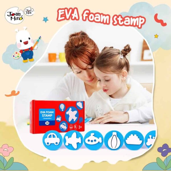 Eva Foam Stamp ชุดตัวปั๊มเล่นสีฟิงเกอร์เพ้นท์สำหรับเด็ก