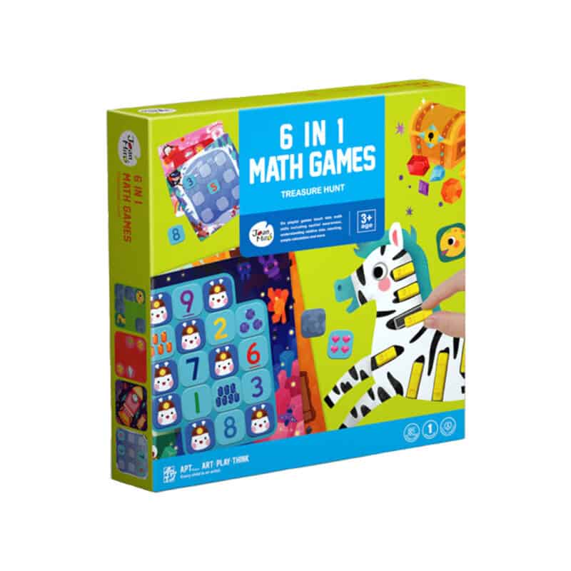 6 in 1 Math Games บอร์ดเกมส์สอนเรื่องเลข