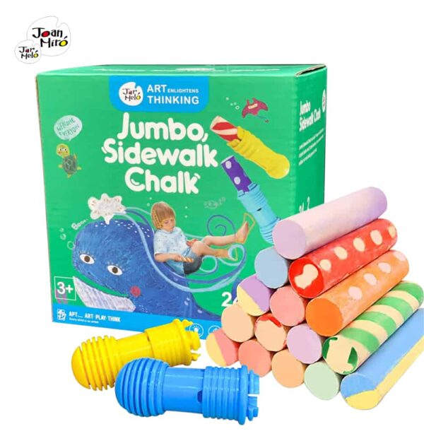 Washable Sidewalk Chalk สีชอล์กสำหรับเด็ก ชอล์กเขียนพื้น เขียนผนังสำหรับวาดหรือระบายสี