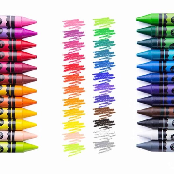Durable Wax Crayons ดินสอสีเทียนสำหรับเด็ก สีเทียนปลอดสารพิษสำหรับเด็ก