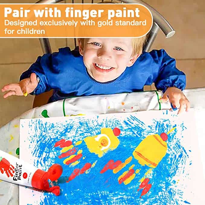 Finger Paint กระดาษวาดภาพสำหรับสี 30 แผ่น