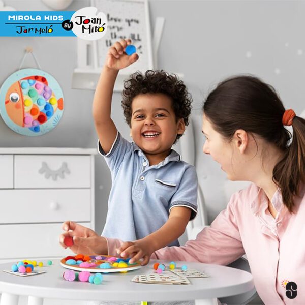 Joan Miro เซตกิจกรรมกระตุ้นการเรียนรู้ COLORFUN POM POM ART