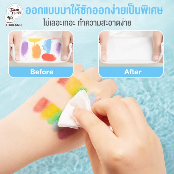 Joan Miro สีฟิงเกอร์เพ้นท์พร้อมสมุดกิจกรรมแบบพกพา MIROLA KIDS : Finger painting
