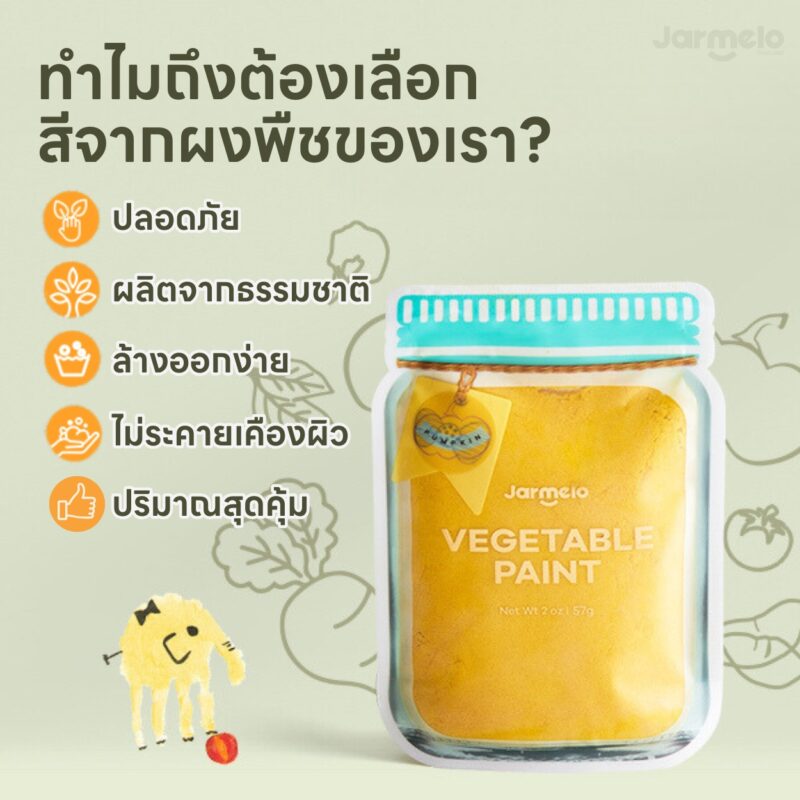 Vegetable Powder Paints- 6 Colors