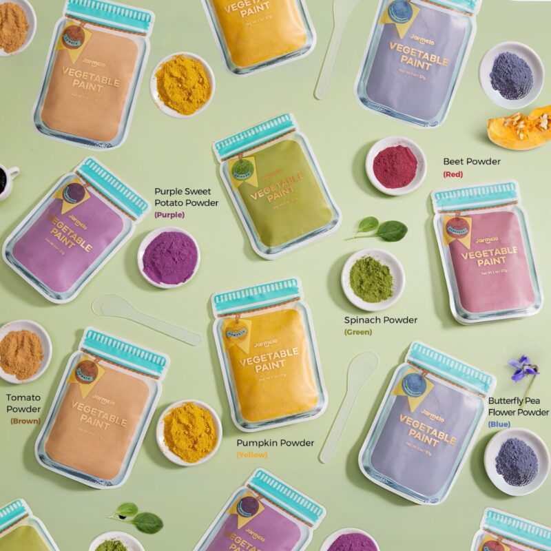 Vegetable Powder Paints- 6 Colors