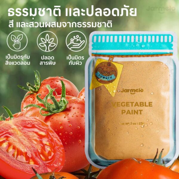 Vegetable Powder Paints- 6 Colors