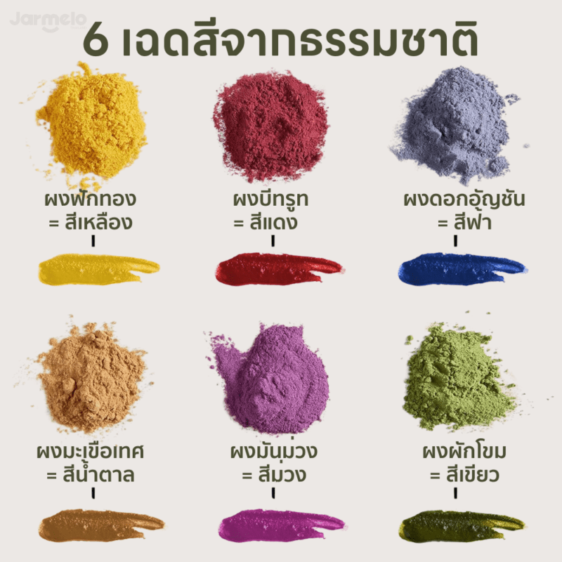 Vegetable Powder Paints- 6 Colors