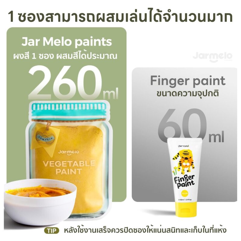 Vegetable Powder Paints- 6 Colors